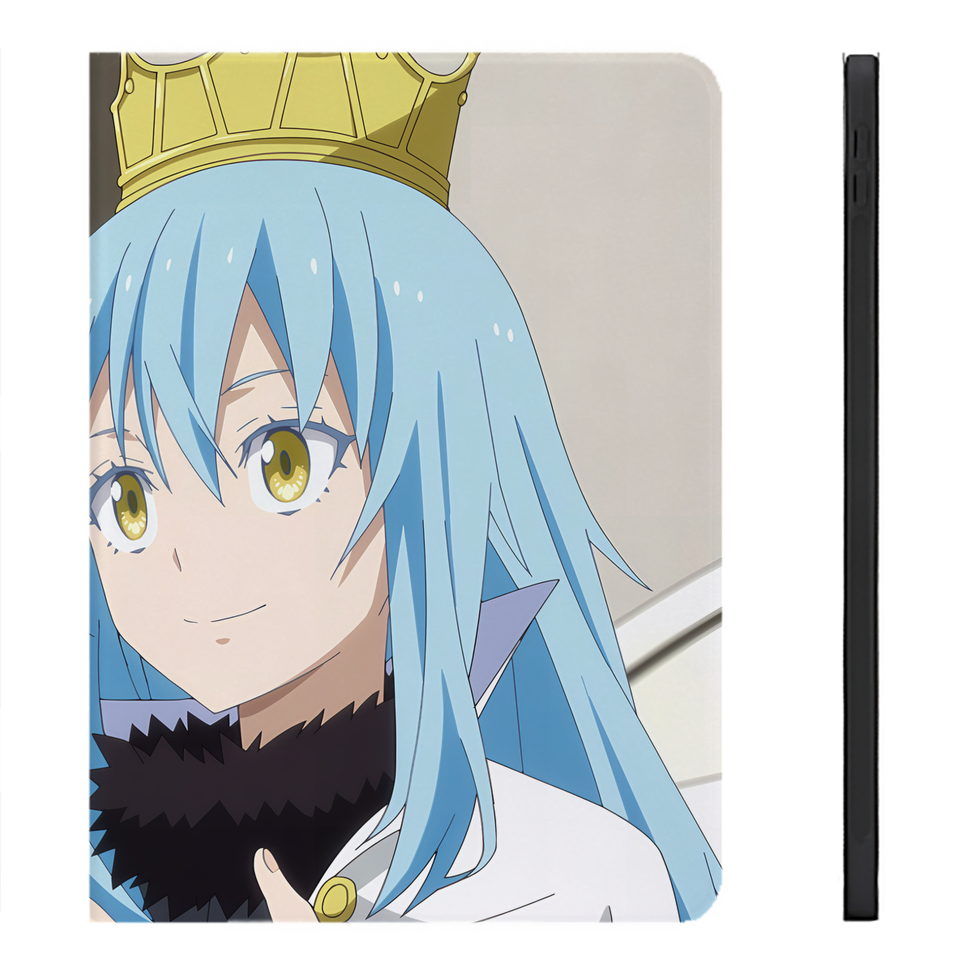 （画像用） 転スラ Regarding Reincarnated to Slime IPadケース ペンホルダー付き ブックスタイルデザイン